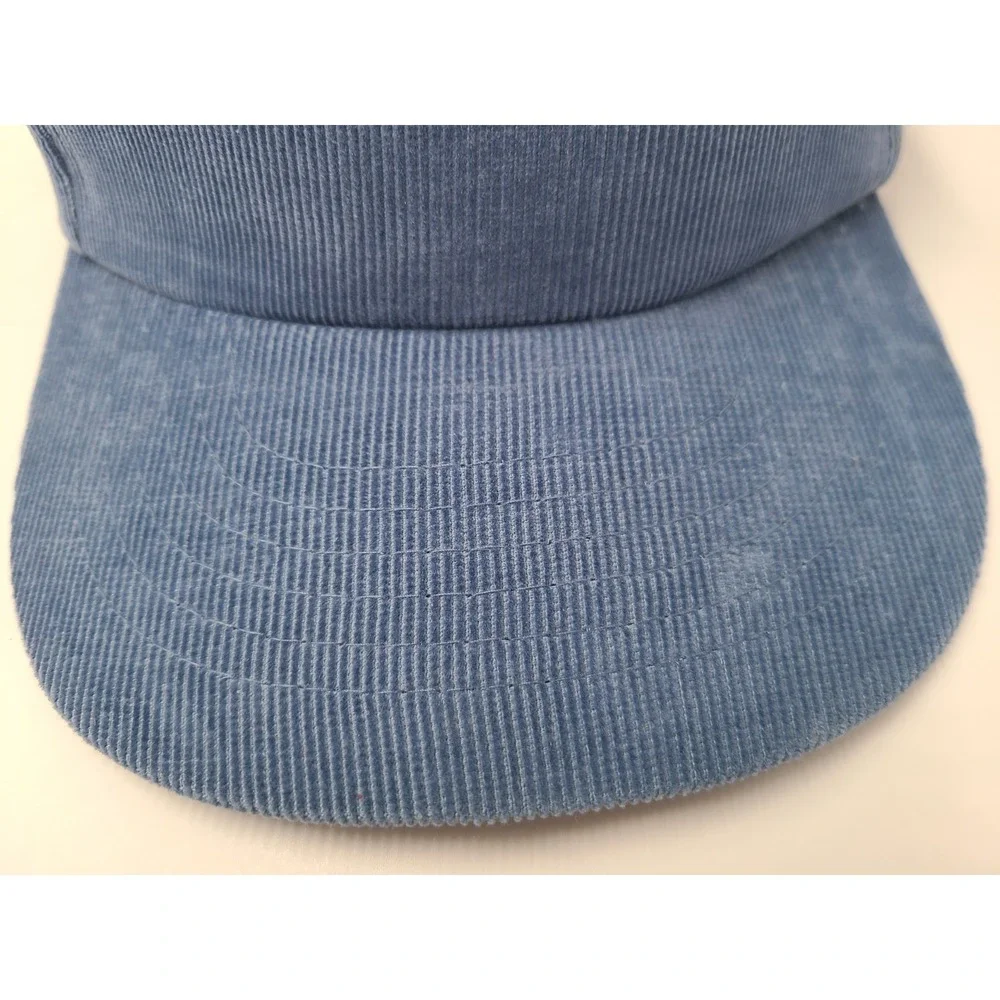 Sundstrand Corduroy Snapback Hat Cap‎ Aerospace Hydraulics Pumps Men Women Blue